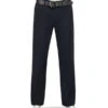 Alberto Golf, Golfhose Luis, Wide Fit, Coolmax®, Schwarz -Herrenausstatter Geschaft 450803 norm