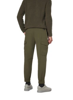 BOSS Green, Cargohose, T400®, Olivgrün -Herrenausstatter Geschaft 450819 norm2