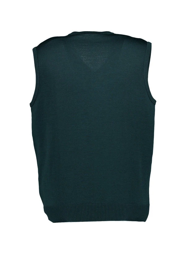 MAERZ Muenchen, Pullunder, Merinowolle Waschbar, Dunkelgrün 5 MAERZ Muenchen, Pullunder, Merinowolle Waschbar, Dunkelgrün – Bild 3