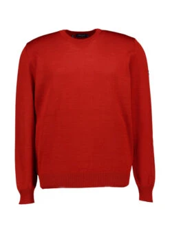 MAERZ Muenchen, Pullover, Merinowolle Waschbar, Rotorange