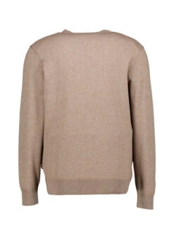 MAERZ Muenchen, Cardigan, Wolle-Baumwolle, Braun -Herrenausstatter Geschaft 450851 norm2