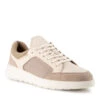 BOGGI MILANO, Sneaker, Leder Textil, Taupe -Herrenausstatter Geschaft 450877 norm