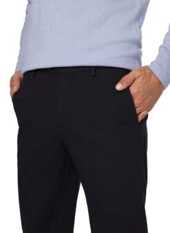 BOGGI MILANO, Hose Justin, Regular Fit, Baumwolle-Tencel™, Schwarz 9 BOGGI MILANO, Hose Justin, Regular Fit, Baumwolle-Tencel™, Schwarz -Herrenausstatter Geschaft 450879 norm3