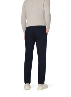 BOGGI MILANO, Hose Justin, Regular Fit, Baumwolle-Tencel™, Navy 8 BOGGI MILANO, Hose Justin, Regular Fit, Baumwolle-Tencel™, Navy -Herrenausstatter Geschaft 450880 norm2