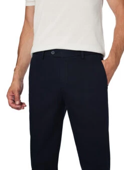 BOGGI MILANO, Hose Justin, Regular Fit, Baumwolle-Tencel™, Navy 9 BOGGI MILANO, Hose Justin, Regular Fit, Baumwolle-Tencel™, Navy -Herrenausstatter Geschaft 450880 norm3