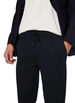 BOGGI MILANO, Sweatpants Giro, Regular Fit, Jersey, Navy -Herrenausstatter Geschaft 450881 norm3