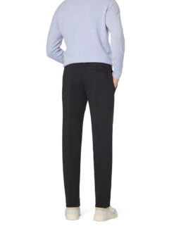 BOGGI MILANO, Sweatpants Giro, Regular Fit, Jersey, Schwarzgrau -Herrenausstatter Geschaft 450883 norm2