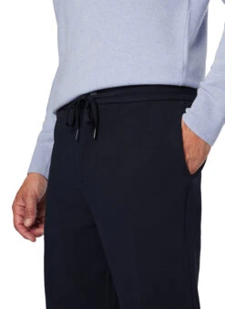 BOGGI MILANO, Sweatpants Mirko, Regular Fit, Jersey, Navy -Herrenausstatter Geschaft 450885 norm3