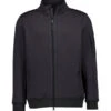 BOGGI MILANO, Sweatjacke, Baumwolle, Schwarz -Herrenausstatter Geschaft 450892 norm