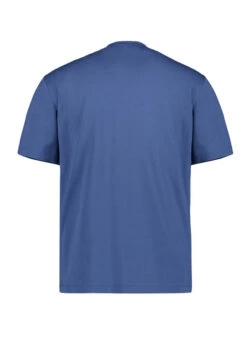 BOGGI MILANO, T-Shirt, Regular Fit, Baumwolle, Blau -Herrenausstatter Geschaft 450903 norm2