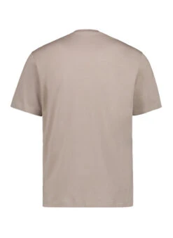 BOGGI MILANO, T-Shirt, Regular Fit, Baumwolle, Taupe -Herrenausstatter Geschaft 450905 norm2