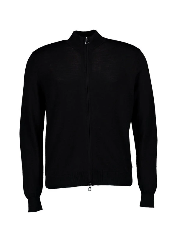 Pierre Cardin, Cardigan, Merinowolle, Schwarz 3 Pierre Cardin, Cardigan, Merinowolle, Schwarz