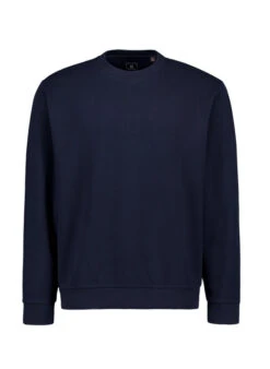 BOGGI MILANO, Sweatshirt, Relaxed Fit, Baumwolle, Navy