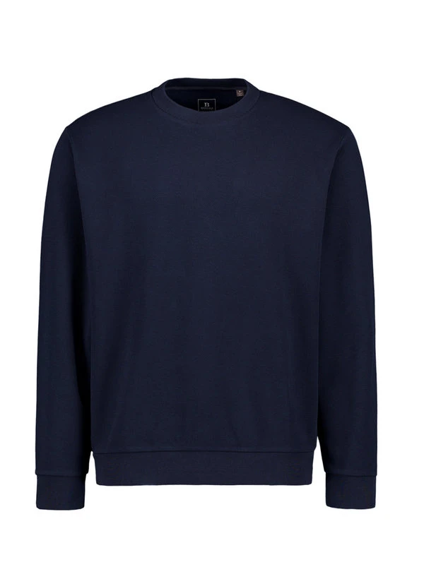 BOGGI MILANO, Sweatshirt, Relaxed Fit, Baumwolle, Navy 3 BOGGI MILANO, Sweatshirt, Relaxed Fit, Baumwolle, Navy