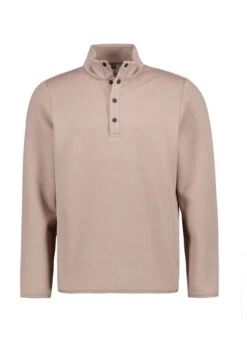 BOGGI MILANO, Sweatshirt, Regular Fit, Baumwolle, Taupe