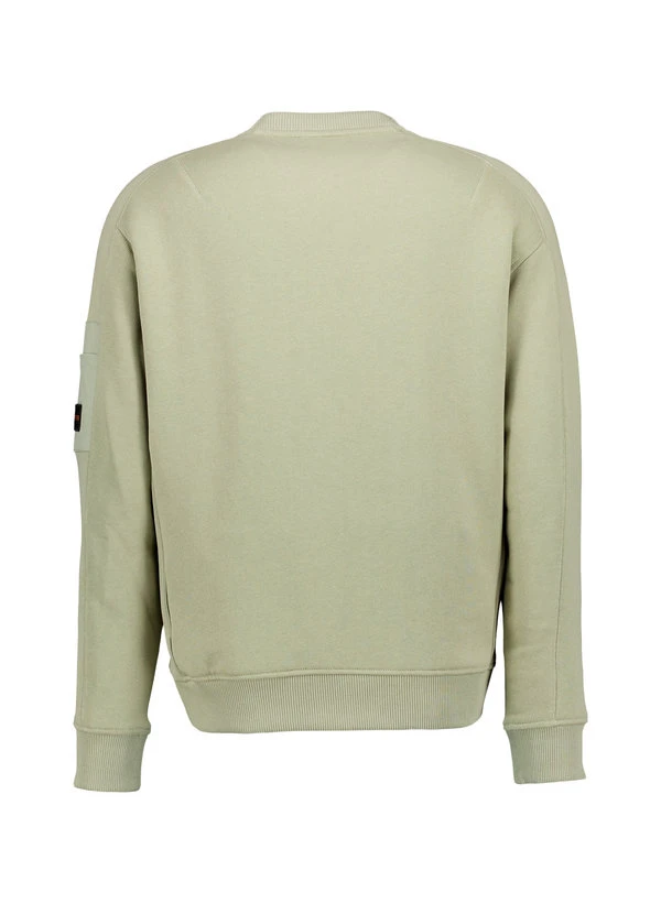 BOSS Orange, Sweatshirt Mixed, Baumwolle, Salbeigrün 5 BOSS Orange, Sweatshirt Mixed, Baumwolle, Salbeigrün – Bild 3