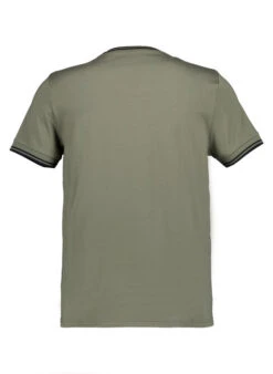 Fred Perry, T-Shirt, Baumwolle, Olivgrün 7 Fred Perry, T-Shirt, Baumwolle, Olivgrün -Herrenausstatter Geschaft 450947 norm2