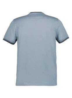 Fred Perry, T-Shirt, Baumwolle, Blaugrau -Herrenausstatter Geschaft 450948 norm2