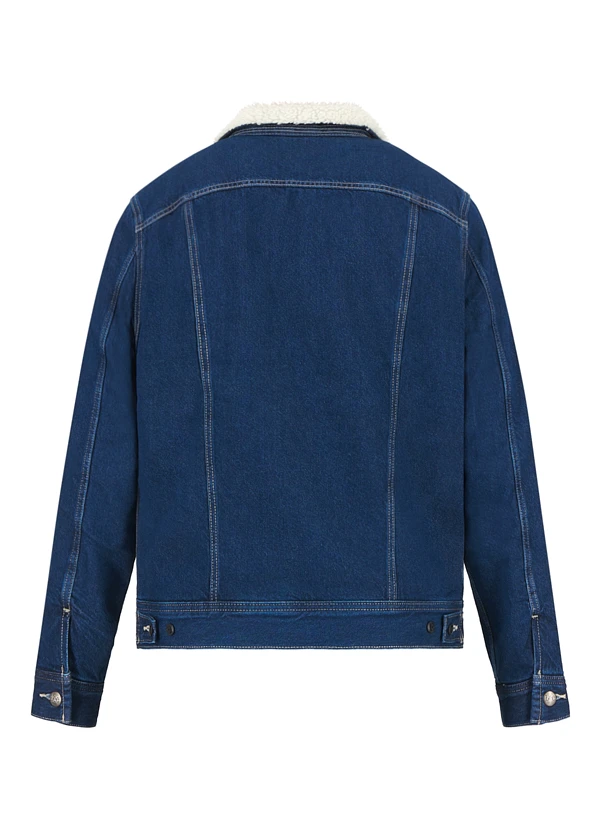 Lee, Jeansjacke, Baumwolle Warmgefüttert, Blau 4 Lee, Jeansjacke, Baumwolle Warmgefüttert, Blau – Bild 2