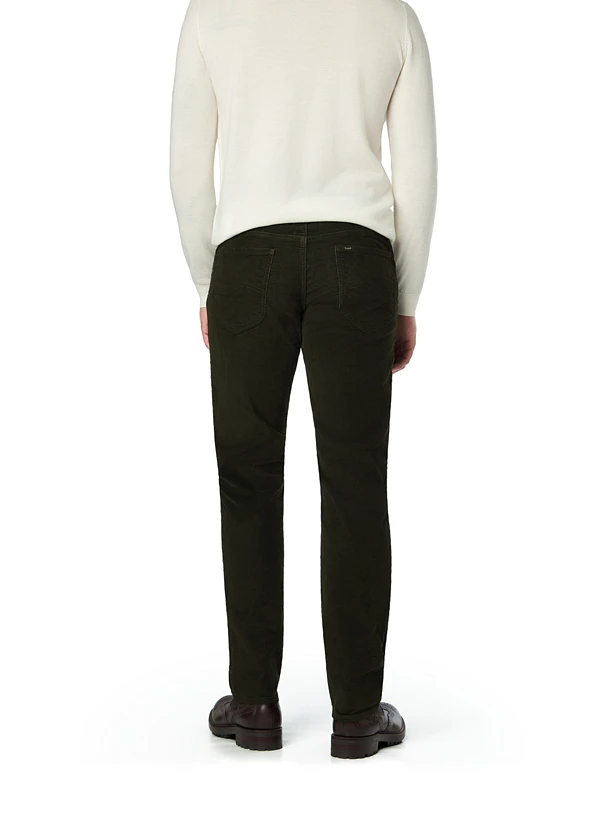 Lee, Hose Daren, Cord, Dunkeloliv 5 Lee, Hose Daren, Cord, Dunkeloliv – Bild 3