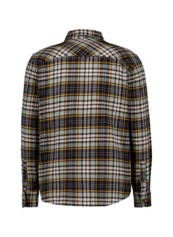 MUSTANG, Hemd, Regular Fit, Flanell, Grün-gelb Kariert -Herrenausstatter Geschaft 450996 norm2