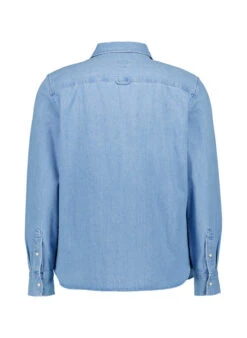 MUSTANG, Jeanshemd, Regular Fit, Baumwolle, Blau 7 MUSTANG, Jeanshemd, Regular Fit, Baumwolle, Blau -Herrenausstatter Geschaft 450997 norm2