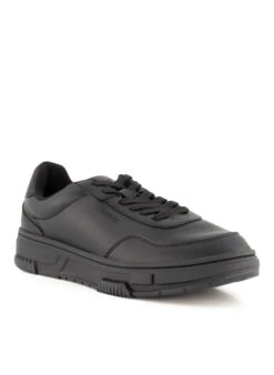 HUGO, Sneaker Yarrow, Material-Mix, Schwarz