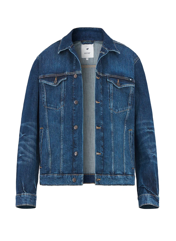 MUSTANG, Jeansjacke Dallas,Baumwoll-Stretch, Medium Dark 3 MUSTANG, Jeansjacke Dallas,Baumwoll-Stretch, Medium Dark