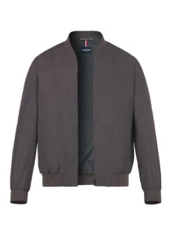 HECHTER PARIS, Blouson, Modern Fit, Mikrofaser, Braun