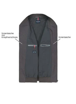 HECHTER PARIS, Blouson, Modern Fit, Mikrofaser, Braun -Herrenausstatter Geschaft 451022 norm3