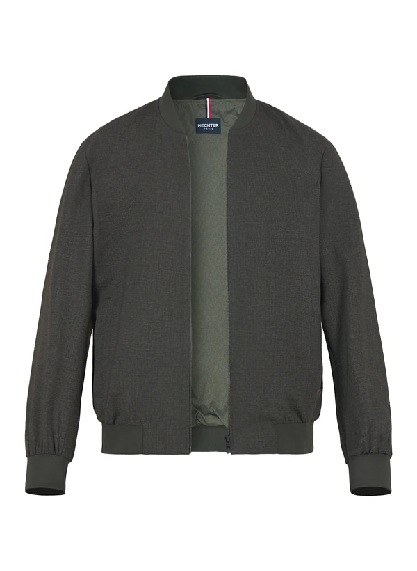 HECHTER PARIS, Blouson, Modern Fit, Mikrofaser, Dunkelgrün 3 HECHTER PARIS, Blouson, Modern Fit, Mikrofaser, Dunkelgrün