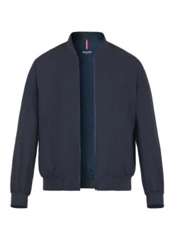 HECHTER PARIS, Blouson, Modern Fit, Mikrofaser, Dunkelblau