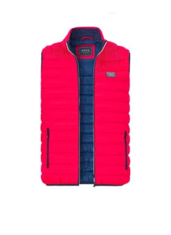 N.Z.A., Steppweste, Mikrofaser Wasserabweisend, Rot