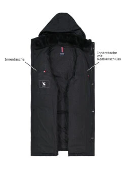HECHTER PARIS, Daunenparka, Mikrofaser, Schwarz -Herrenausstatter Geschaft 451046 norm3
