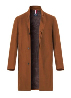 HECHTER PARIS, Mantel, Wolle, Braun