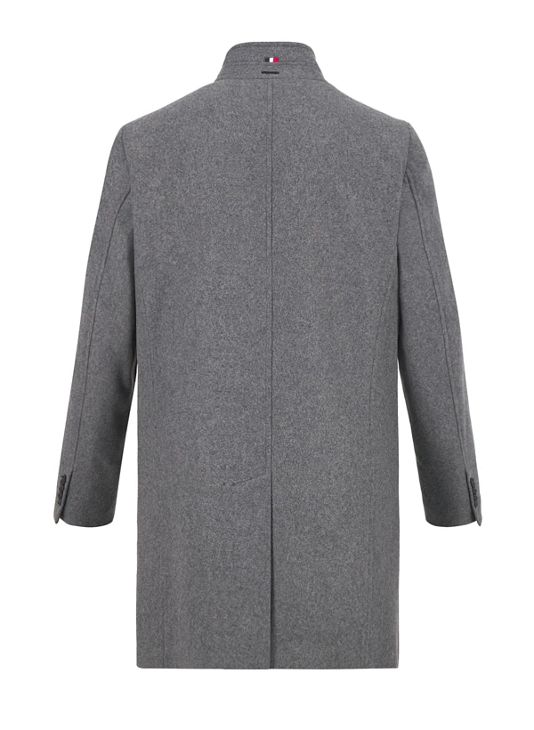 HECHTER PARIS, Mantel, Wolle, Dunkelgrau Meliert 4 HECHTER PARIS, Mantel, Wolle, Dunkelgrau Meliert – Bild 2