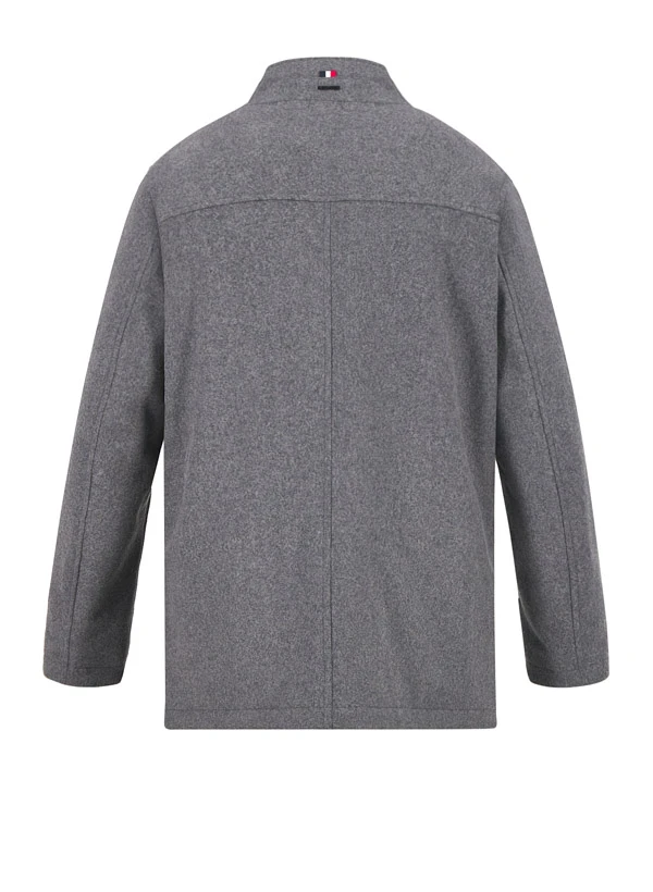 HECHTER PARIS, Jacke, Wolle Wattiert, Dunkelgrau Meliert 4 HECHTER PARIS, Jacke, Wolle Wattiert, Dunkelgrau Meliert – Bild 2