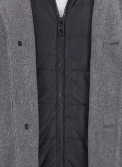 HECHTER PARIS, Jacke, Wolle Wattiert, Dunkelgrau Meliert 9 HECHTER PARIS, Jacke, Wolle Wattiert, Dunkelgrau Meliert -Herrenausstatter Geschaft 451070 norm4