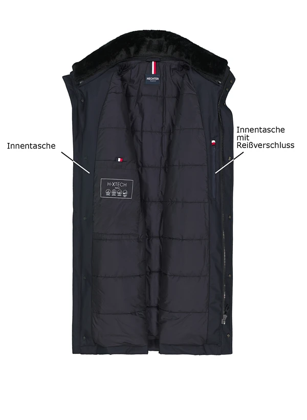 HECHTER PARIS, Jacke, Mikrofaser Wasserdicht, Nachtblau 5 HECHTER PARIS, Jacke, Mikrofaser Wasserdicht, Nachtblau – Bild 3