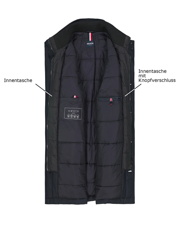 HECHTER PARIS, Funktionsjacke, Mikrofaser Wasserdicht, Nachtblau 5 HECHTER PARIS, Funktionsjacke, Mikrofaser Wasserdicht, Nachtblau – Bild 3