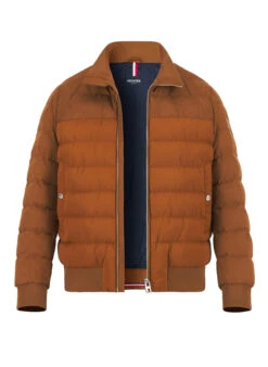 HECHTER PARIS, Steppblouson, Mikrofaser, Cognac