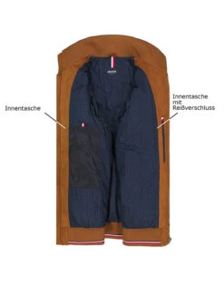 HECHTER PARIS, Steppblouson, Mikrofaser, Cognac -Herrenausstatter Geschaft 451084 norm3