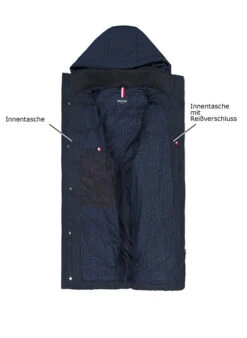 HECHTER PARIS, Steppjacke, Mikrofaser Wasserabweisend, Nachtblau 7 HECHTER PARIS, Steppjacke, Mikrofaser Wasserabweisend, Nachtblau -Herrenausstatter Geschaft 451085 norm3