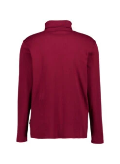 HECHTER PARIS, Rollkragenshirt, Baumwolle, Weinrot -Herrenausstatter Geschaft 451115 norm2