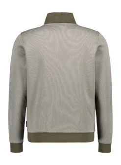 HECHTER PARIS, Troyer, Baumwolle, Dunkelgrün Meliert -Herrenausstatter Geschaft 451140 norm2