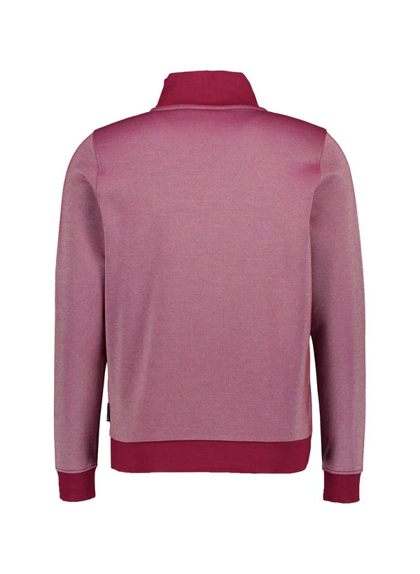 HECHTER PARIS, Troyer, Baumwolle, Rot Meliert 5 HECHTER PARIS, Troyer, Baumwolle, Rot Meliert – Bild 3