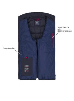 N.Z.A., Jacke, Mikrofaser, Navy -Herrenausstatter Geschaft 451151 norm3