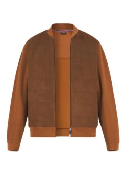 HECHTER PARIS, Jacke, Mikrofaser, Braun