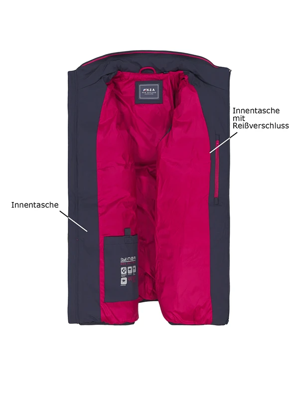 N.Z.A., Jacke, Mikrofaser Wasserabweisend, Navy 5 N.Z.A., Jacke, Mikrofaser Wasserabweisend, Navy – Bild 3