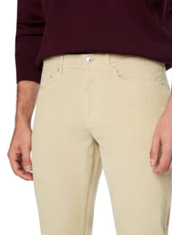 HECHTER PARIS, Hose Belfort, Cord, Sand -Herrenausstatter Geschaft 451224 norm3